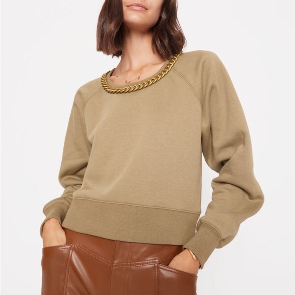 NWOT ✨ REBECCA MINKOFF Jesse Chain Sweatshirt size M